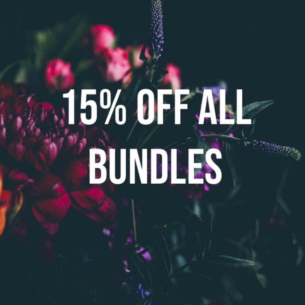 15% OFF ALL BUNDLES